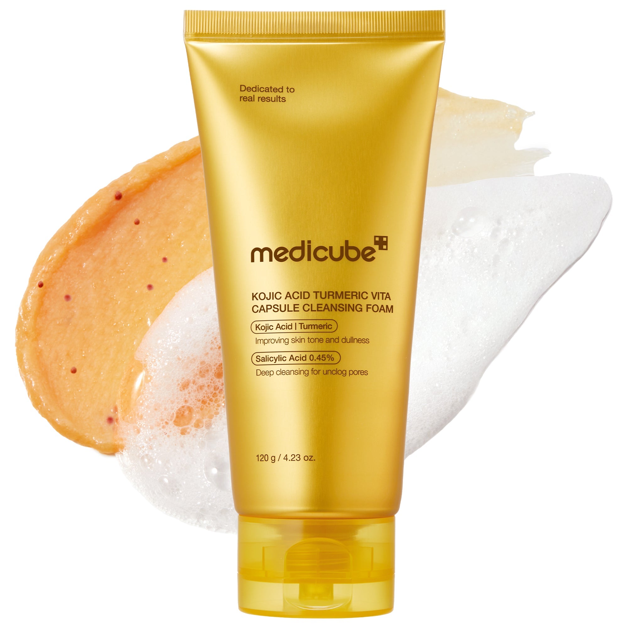 Kojic Acid Turmeric Vita Capsule Foam Cleanser image 1