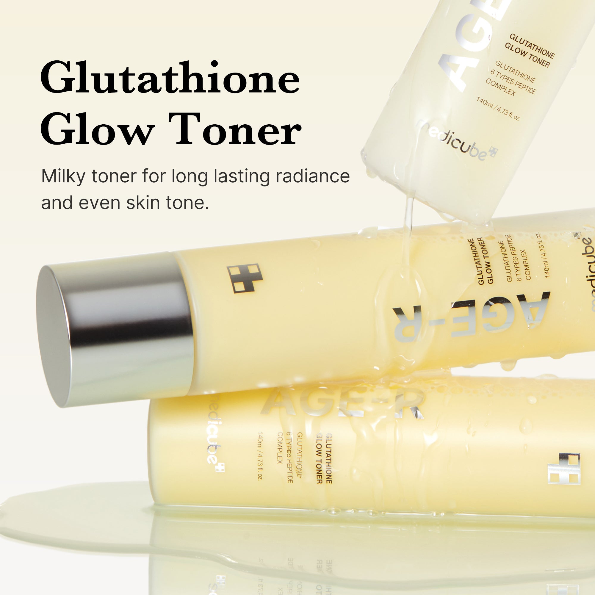 [GIFT] AGE-R Glutathione Glow Milk Toner image 2