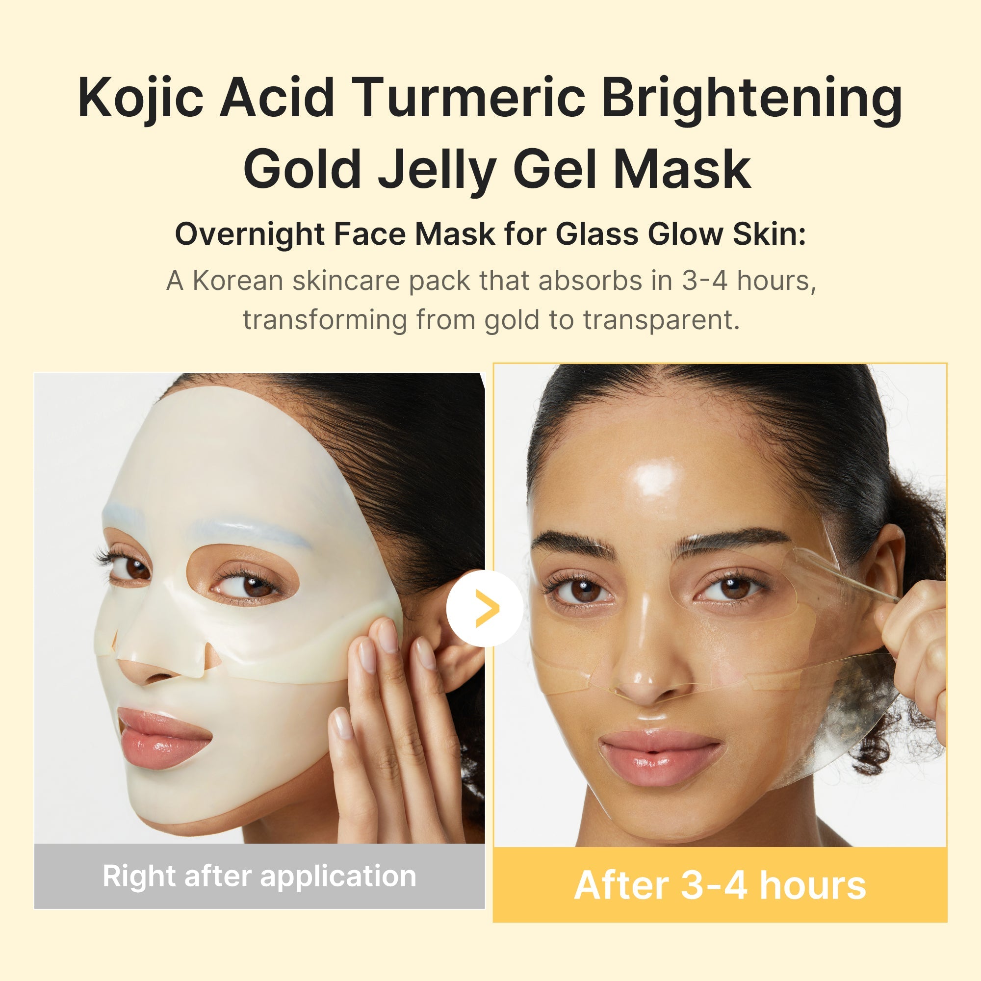 Kojic Acid Turmeric Gold Jelly Gel Mask image 2