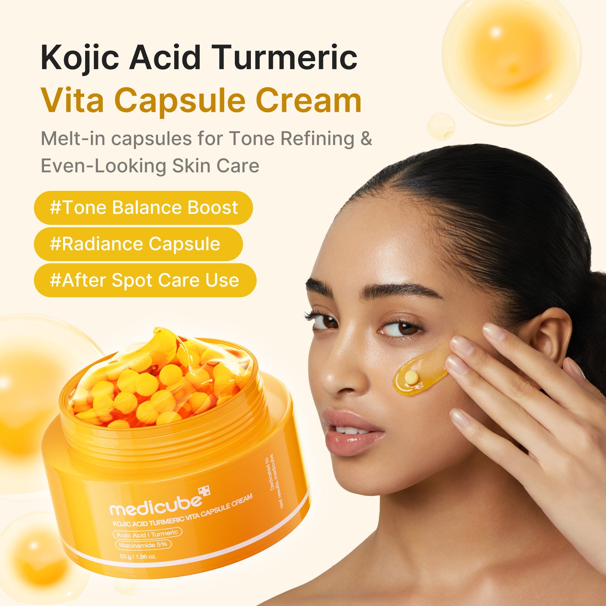 Kojic Acid Turmeric Vita Capsule Cream image 2