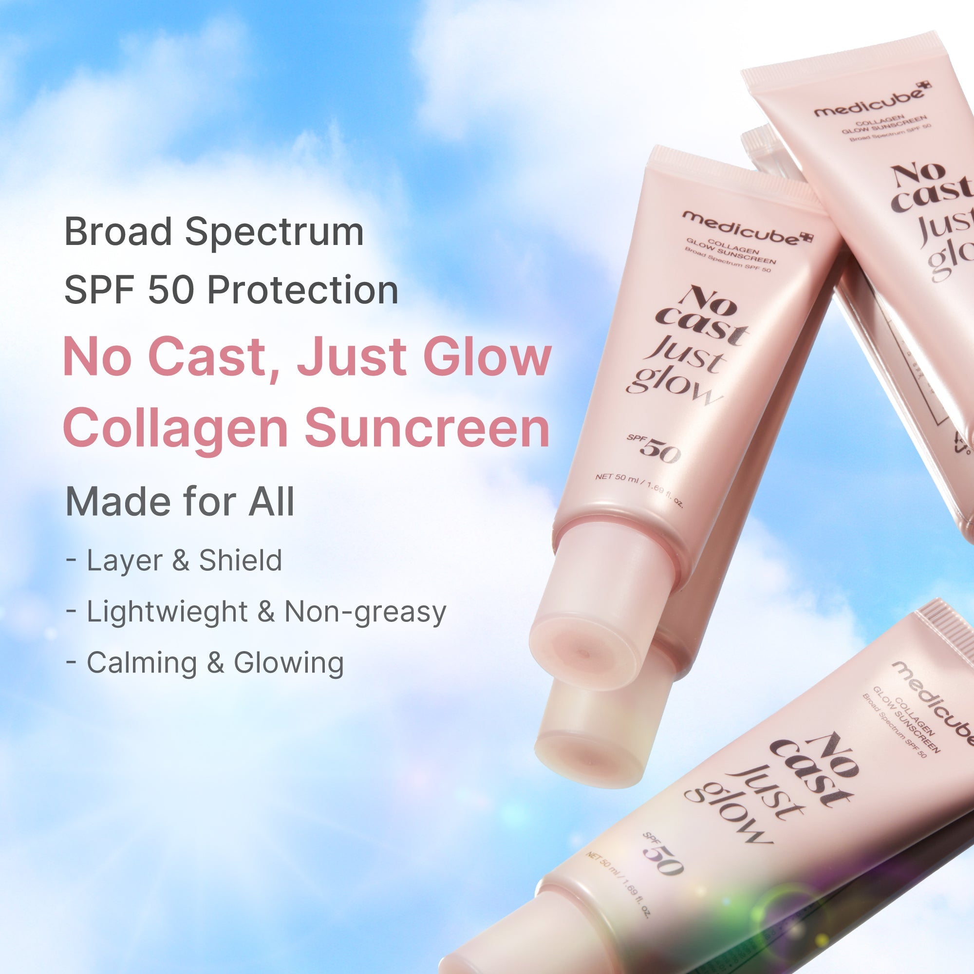 No Cast Just Glow Collagen Sunscreen image 2