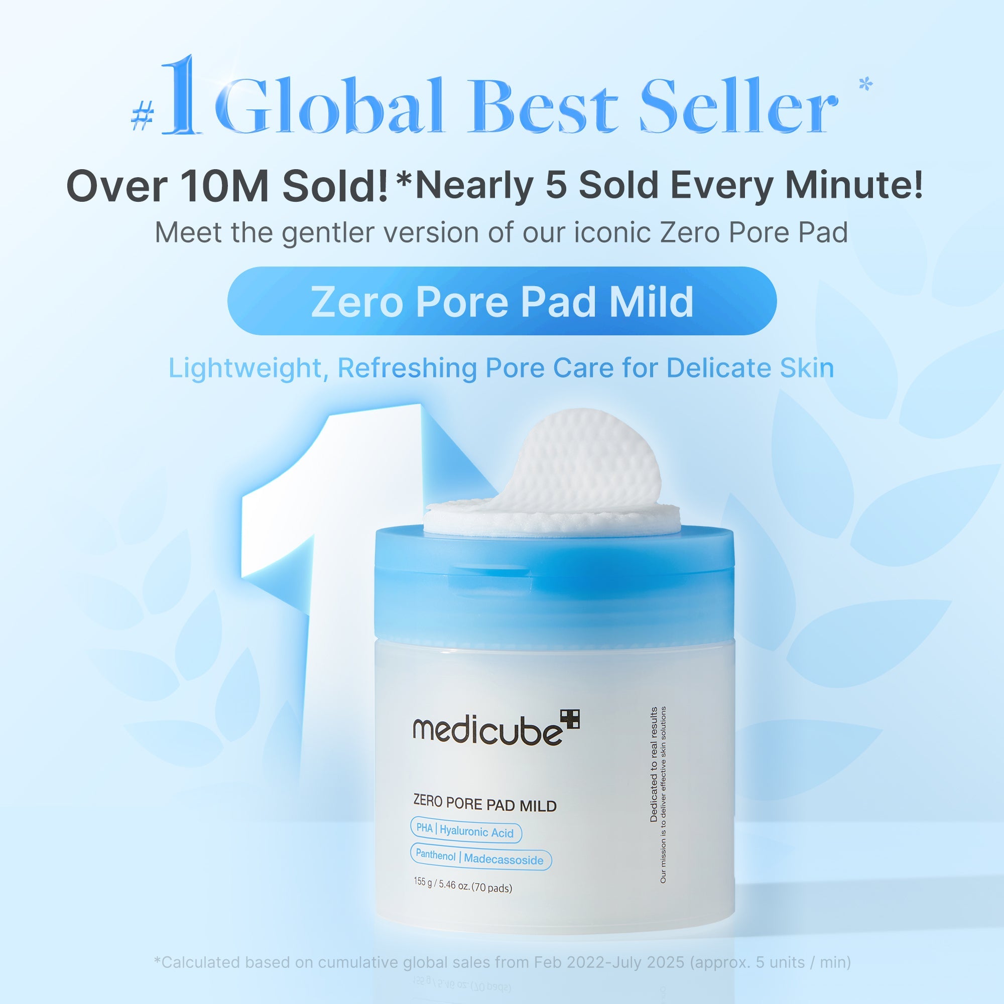 Zero Pore Madecassoside Pads (Mild) image 2