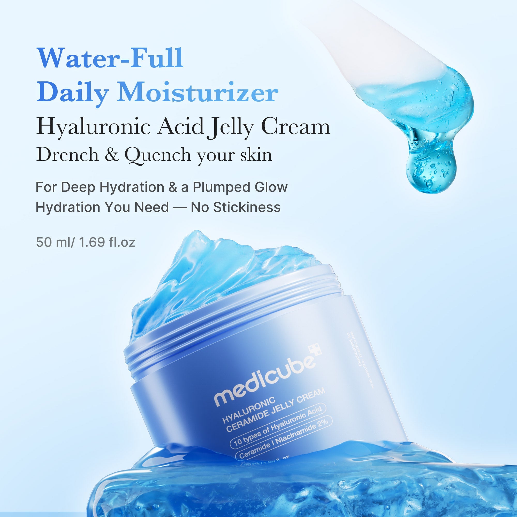 [Subscr.] Hyaluronic Ceramide Moisturizing Jelly Cream image 2