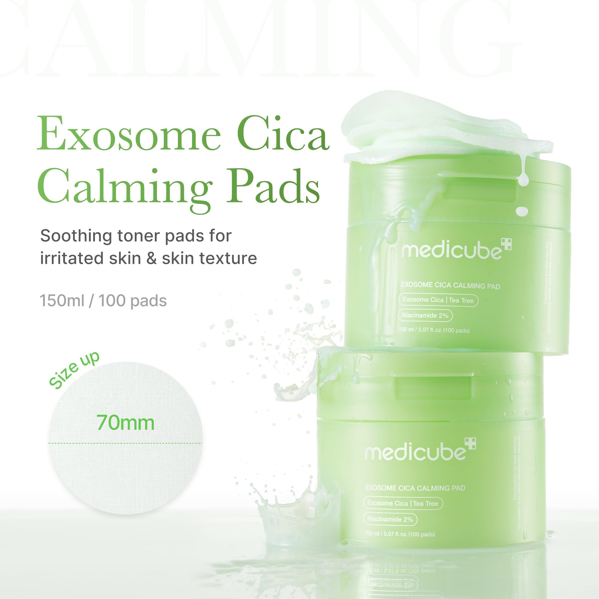 Exosome Cica Calming Toner Pads image 2