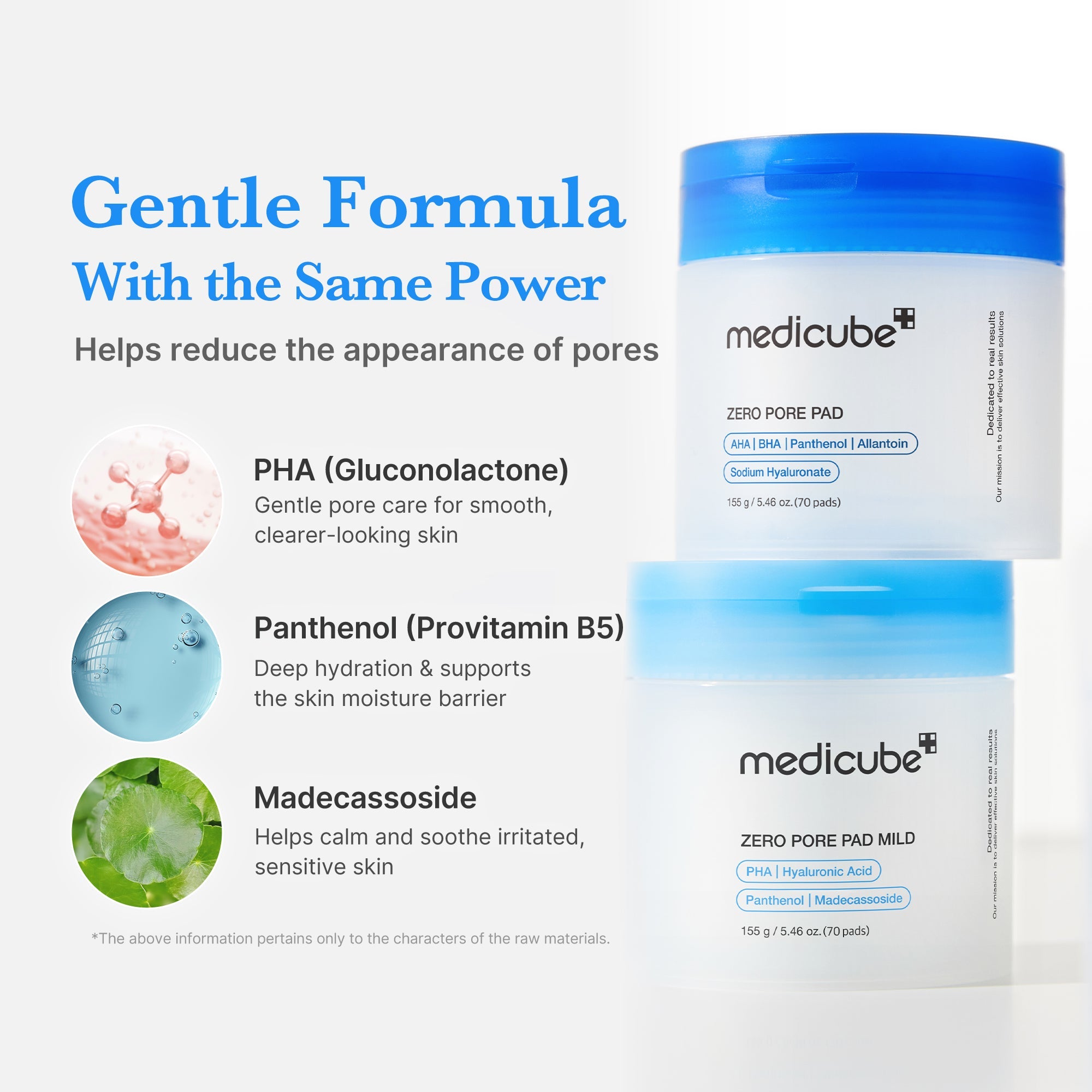 [Subscr.] Zero Pore Madecassoside Pads (Mild) image 4