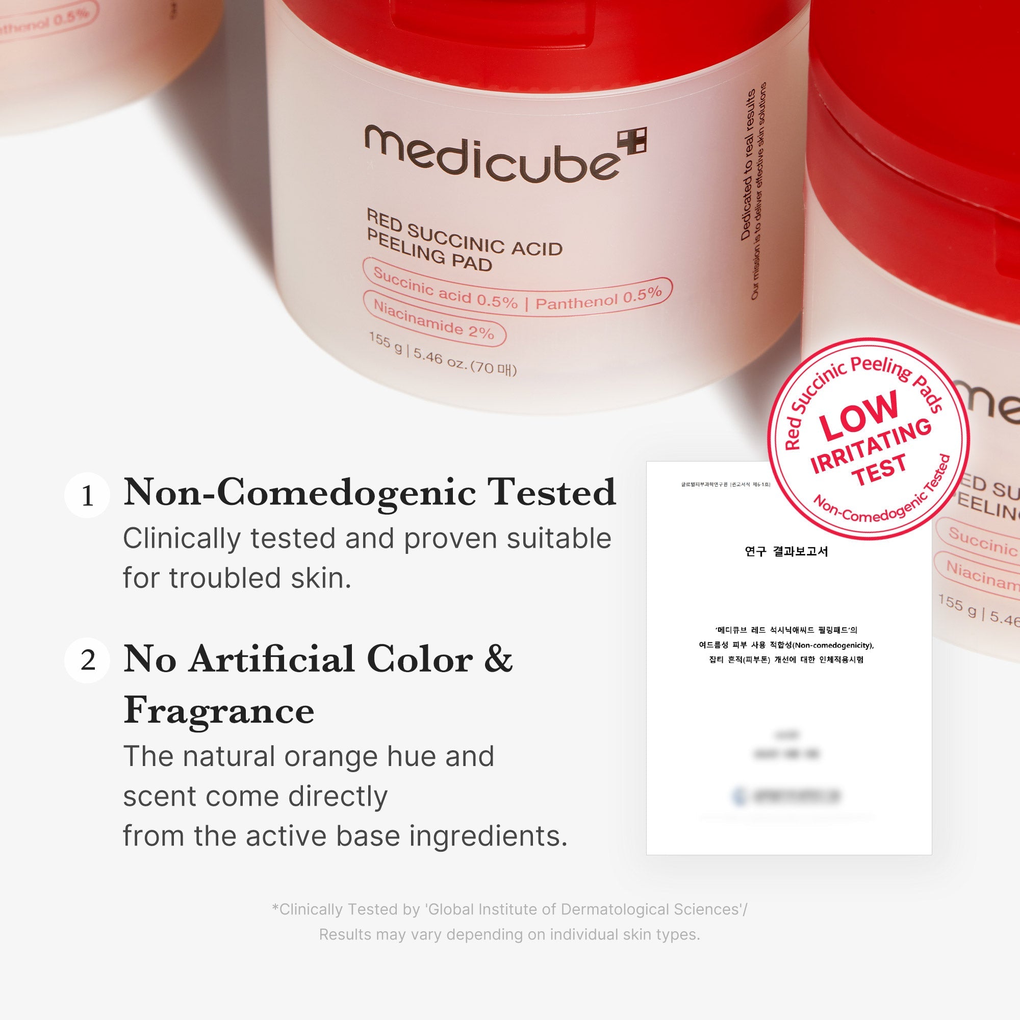 Red Succinic Acid Panthenol Pads image 6