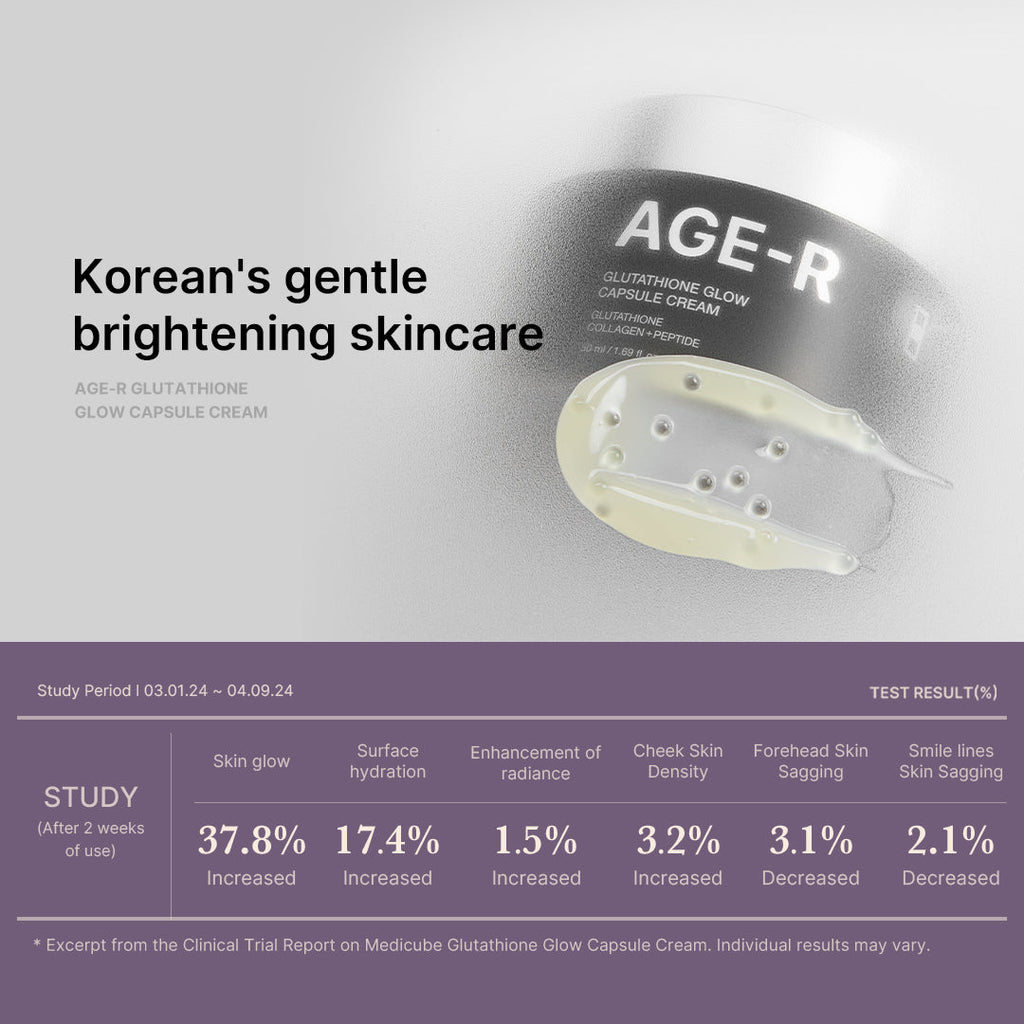 AGE-R Glutathione Glow Capsule Cream image 5