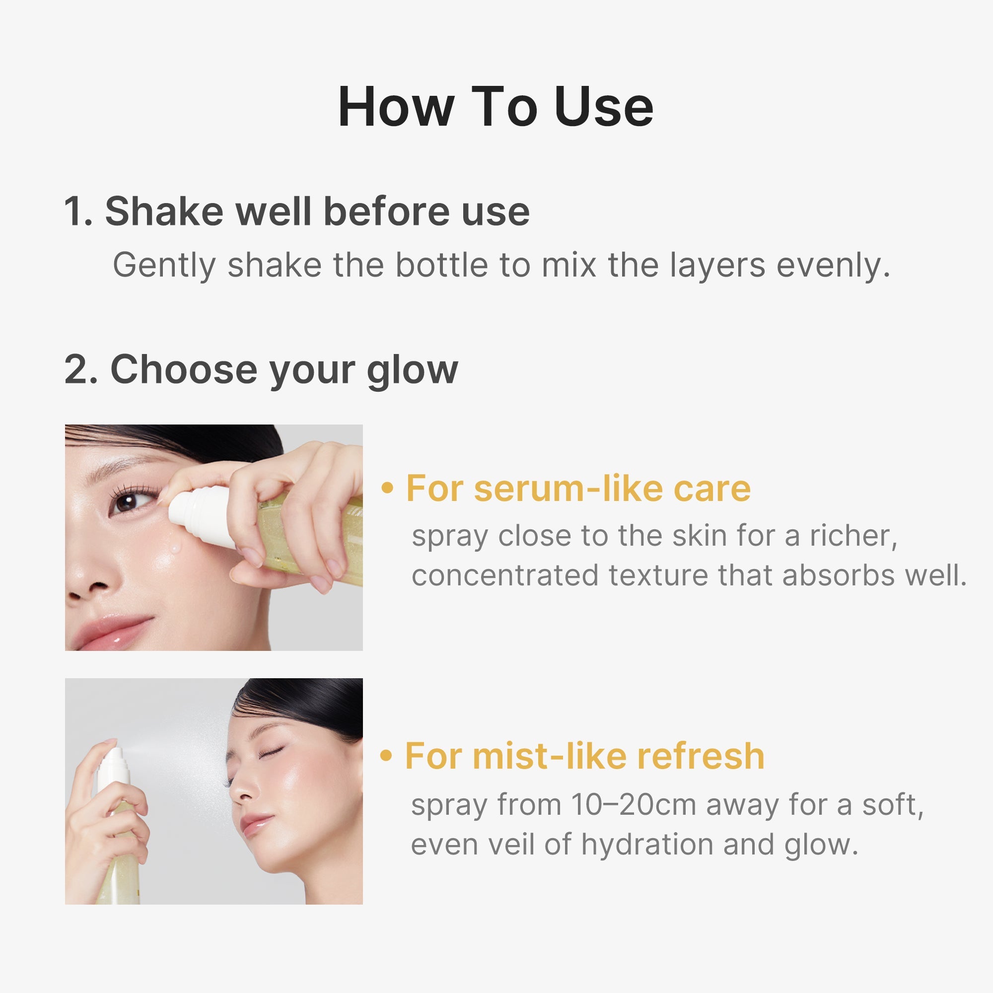 Kojic Acid Turmeric Vitamin Gold Jelly Mist Serum image 6