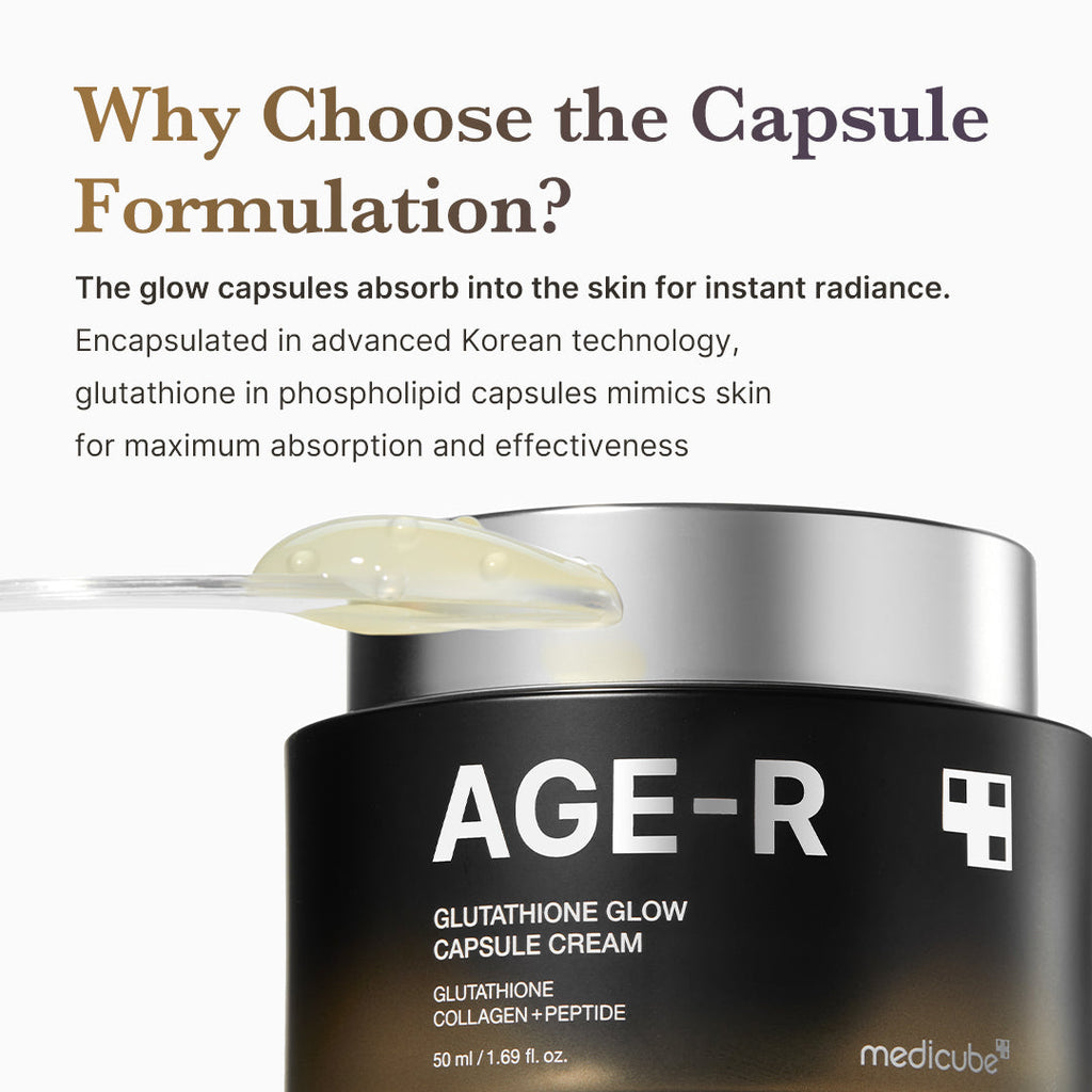 AGE-R Glutathione Glow Capsule Cream image 3