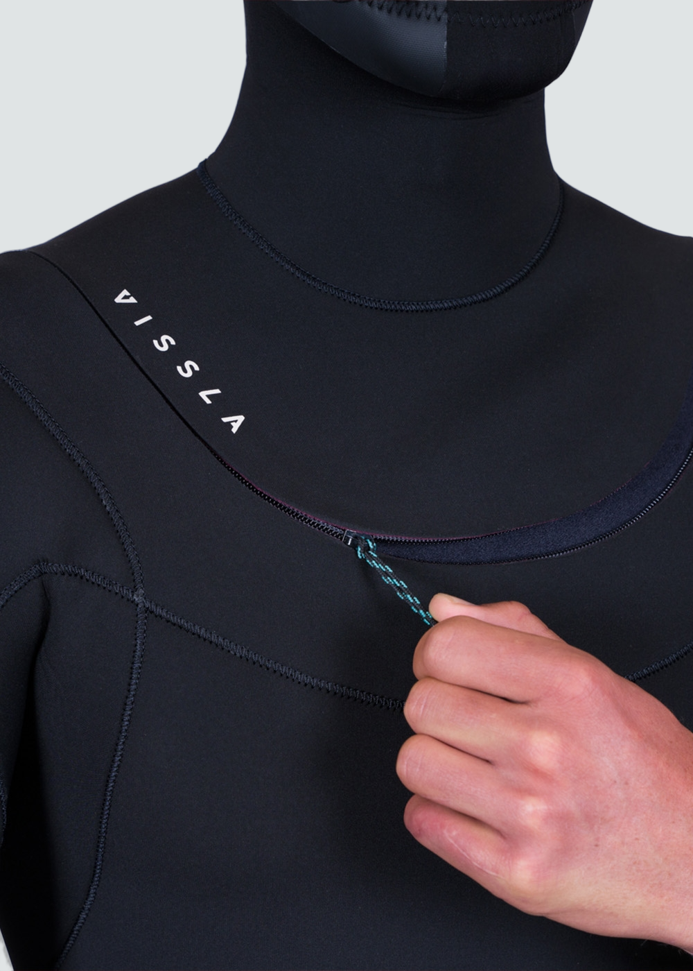New Seas 4-3 Hooded U-Zip Full Wetsuit image 2
