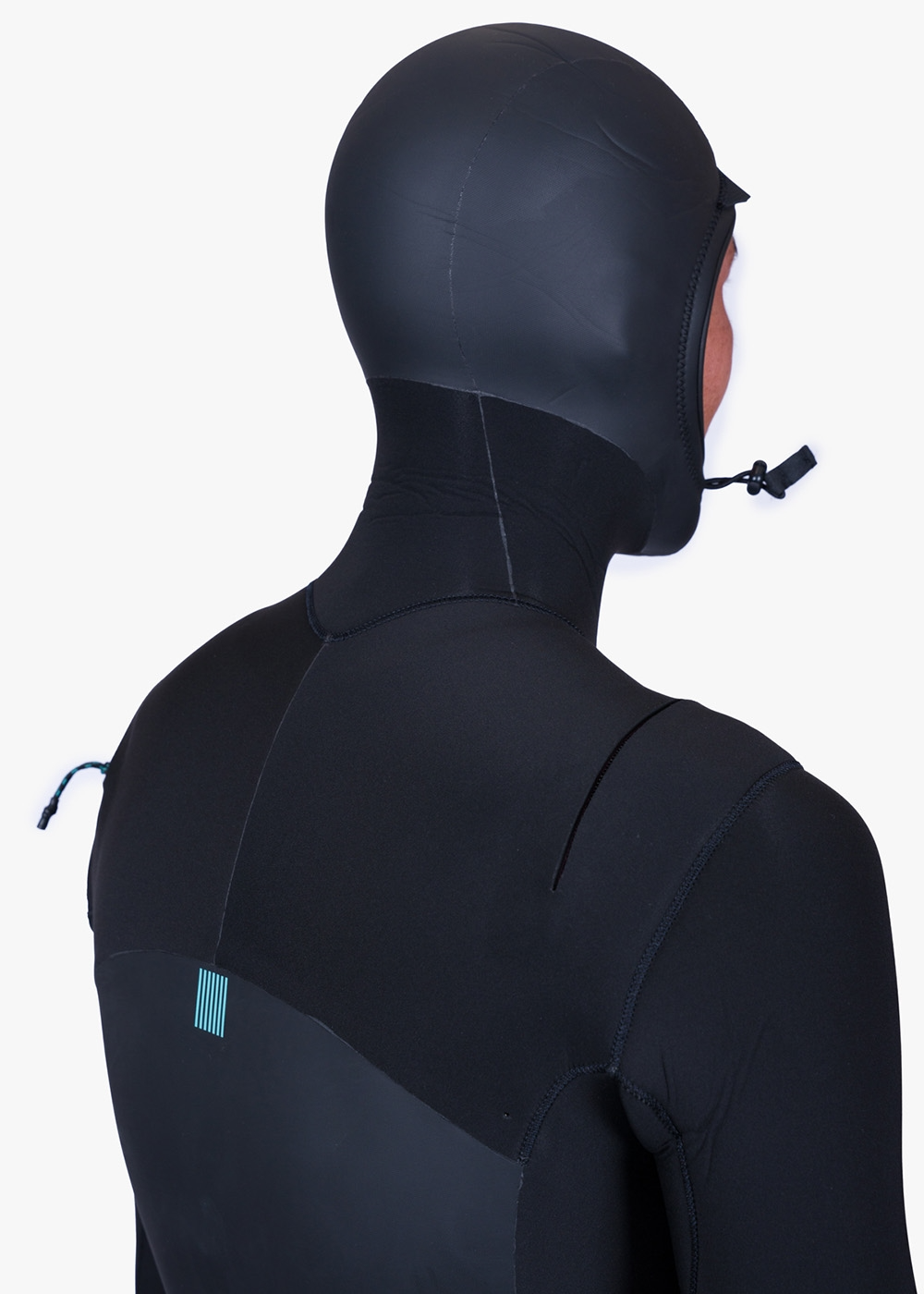 New Seas 4-3 Hooded U-Zip Full Wetsuit image 4