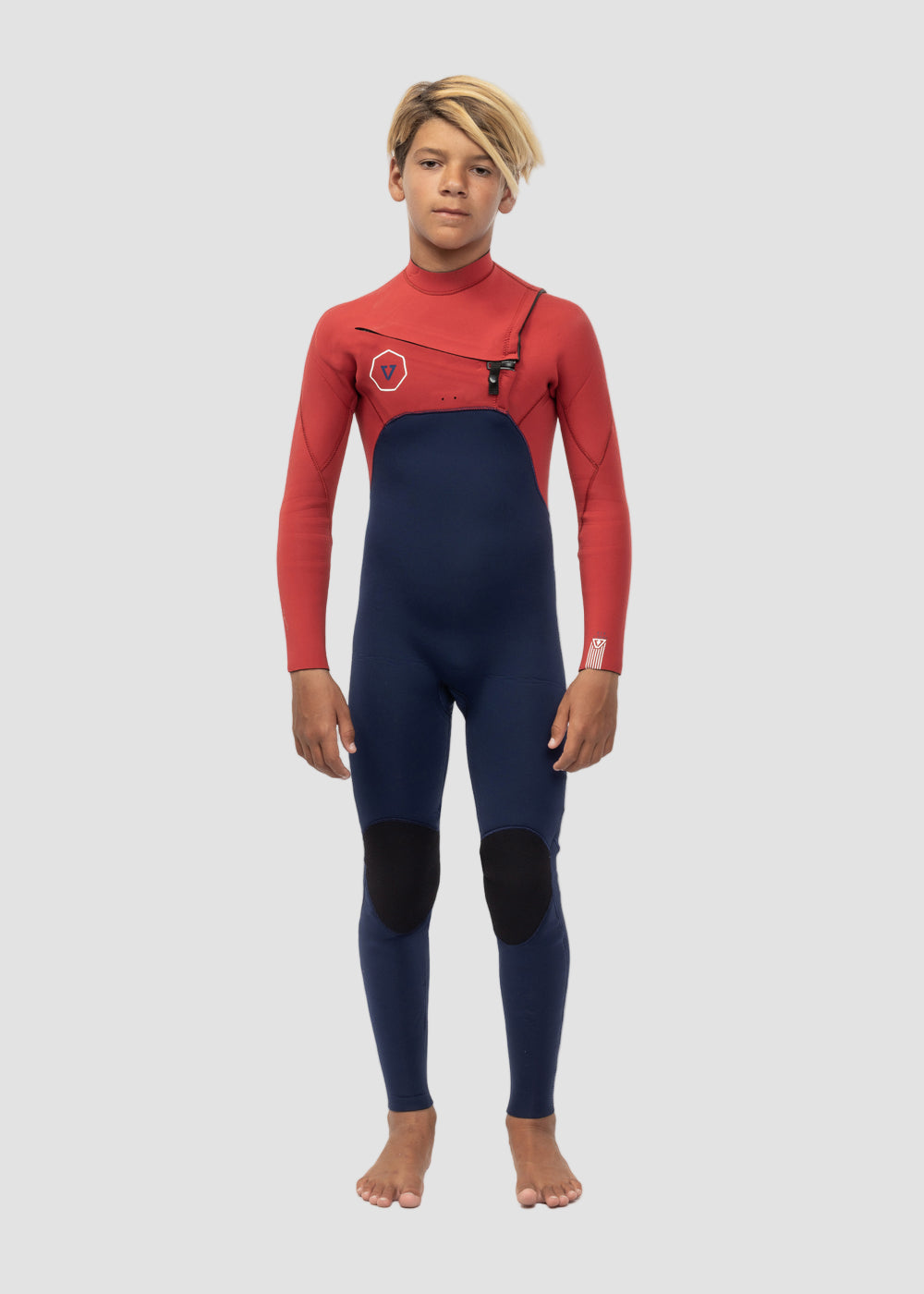 7 Seas 3-2 Boys Chest Zip Full Wetsuit image 1