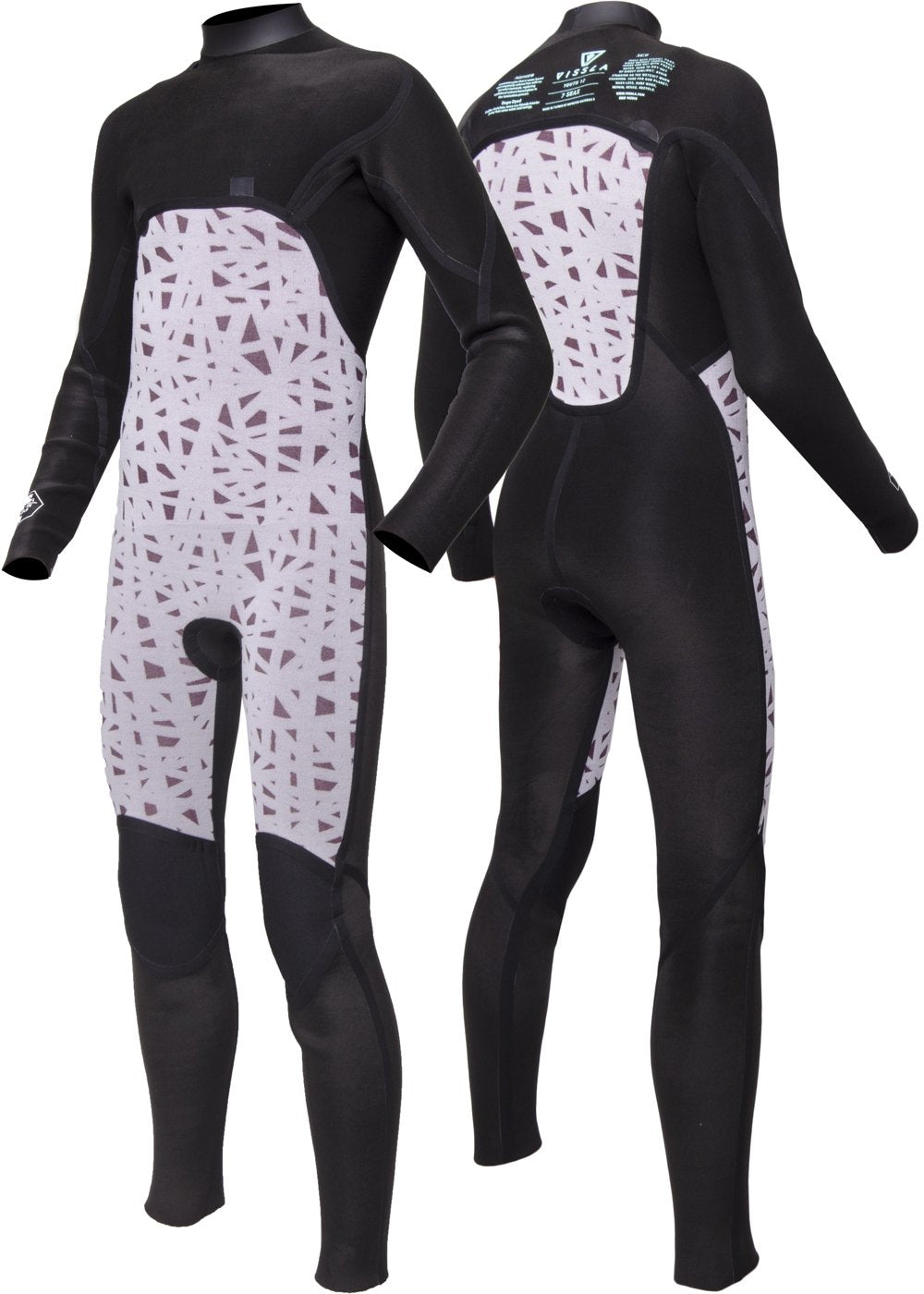 7 Seas Boys Raditude 3-2 Full Chest Zip Wetsuit image 4