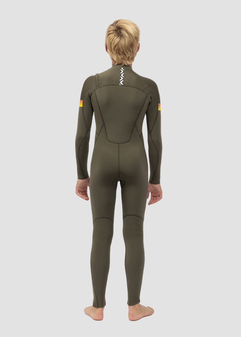 7 Seas Boys Raditude 3-2 Full Chest Zip Wetsuit image 3