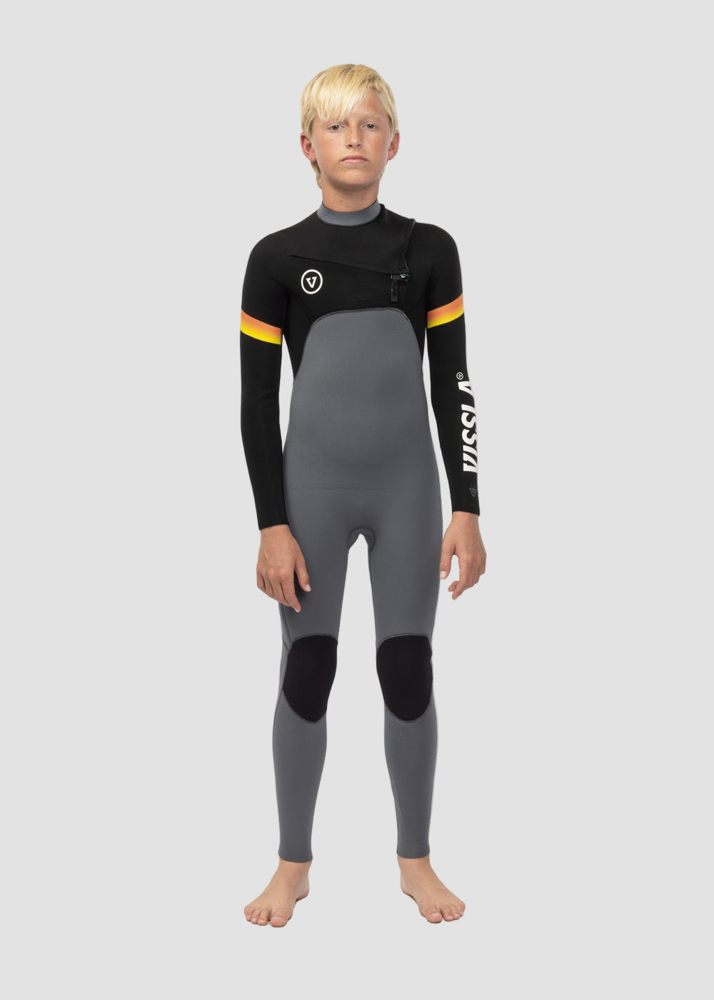 7 Seas Boys Raditude 3-2 Full Chest Zip Wetsuit image 1