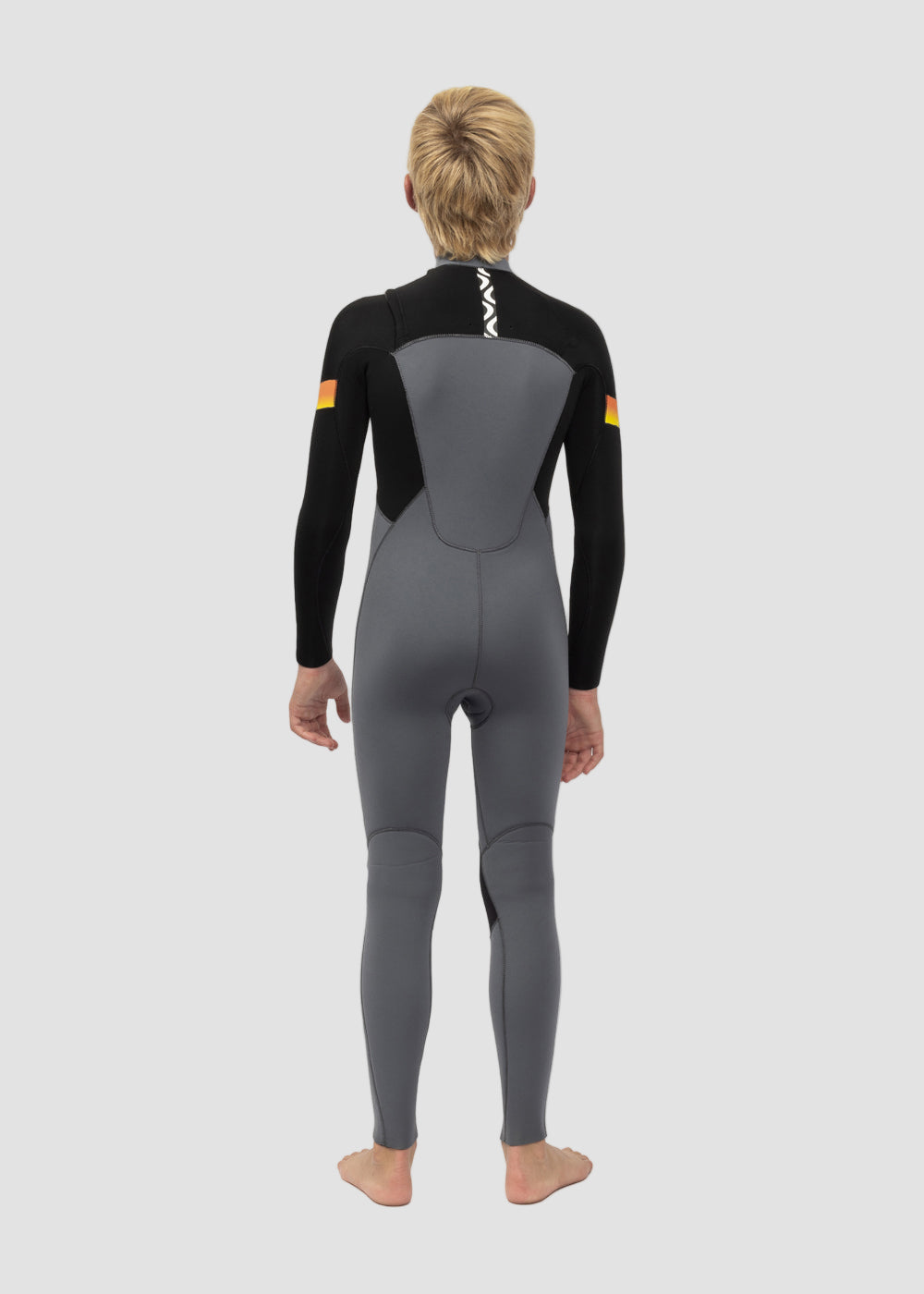 7 Seas Boys Raditude 3-2 Full Chest Zip Wetsuit image 3