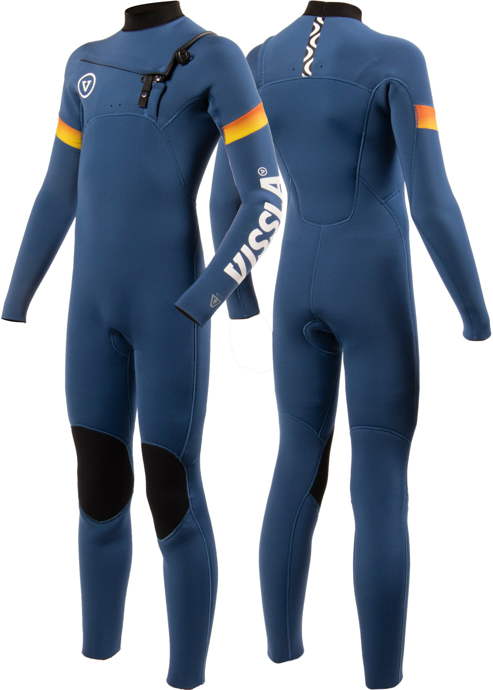 7 Seas Boys Raditude 3-2 Full Chest Zip Wetsuit image 4