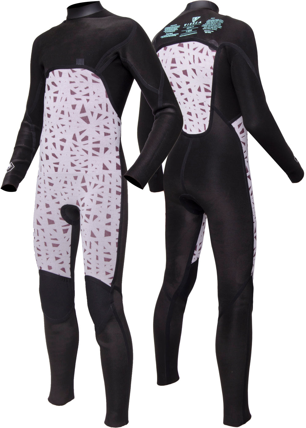 7 Seas Boys Raditude 3-2 Full Chest Zip Wetsuit image 5