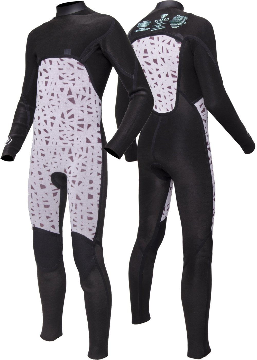 7 Seas Boys 3-2 Full Chest Zip Wetsuit image 5