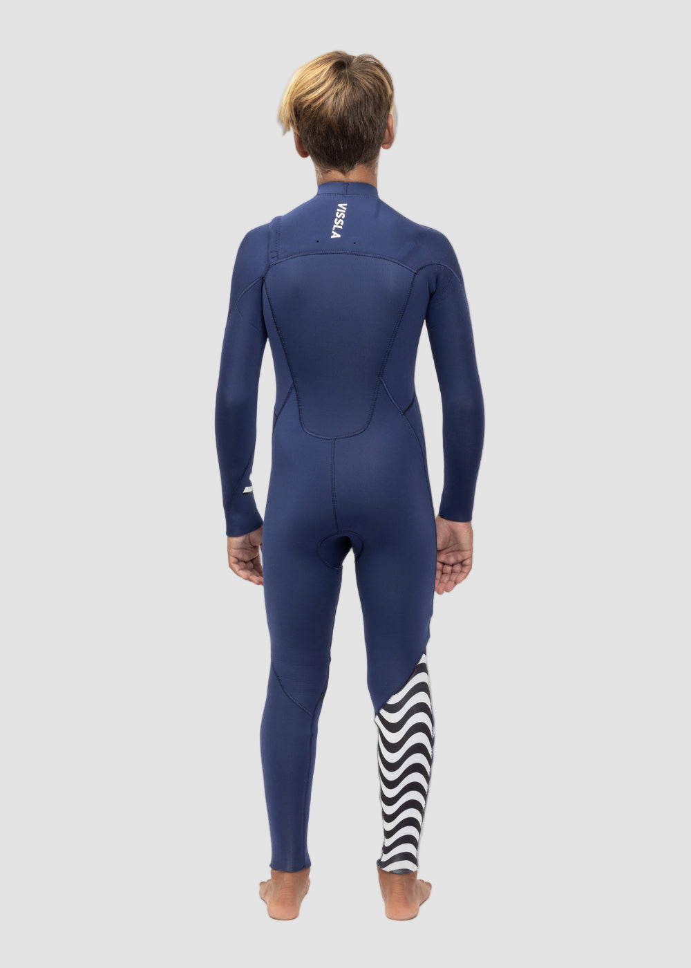 7 Seas Boys 3-2 Full Chest Zip Wetsuit image 2