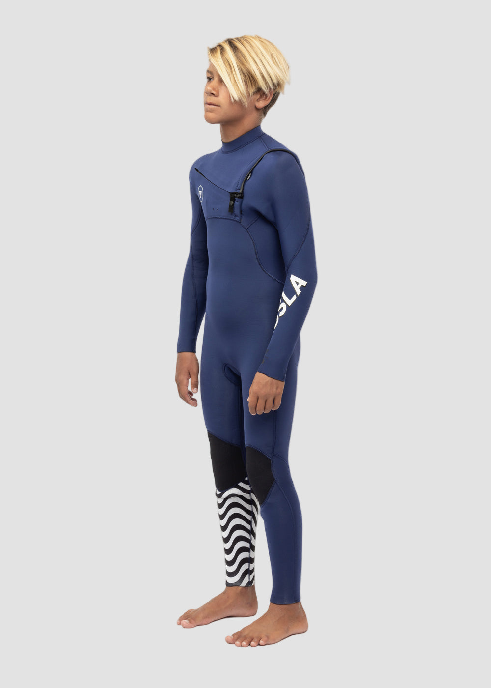 7 Seas Boys 3-2 Full Chest Zip Wetsuit image 3