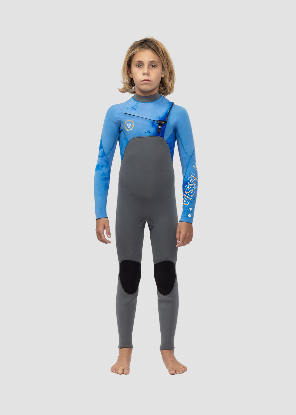 7 Seas Boys 4-3 Full Chest Zip Wetsuit image 1