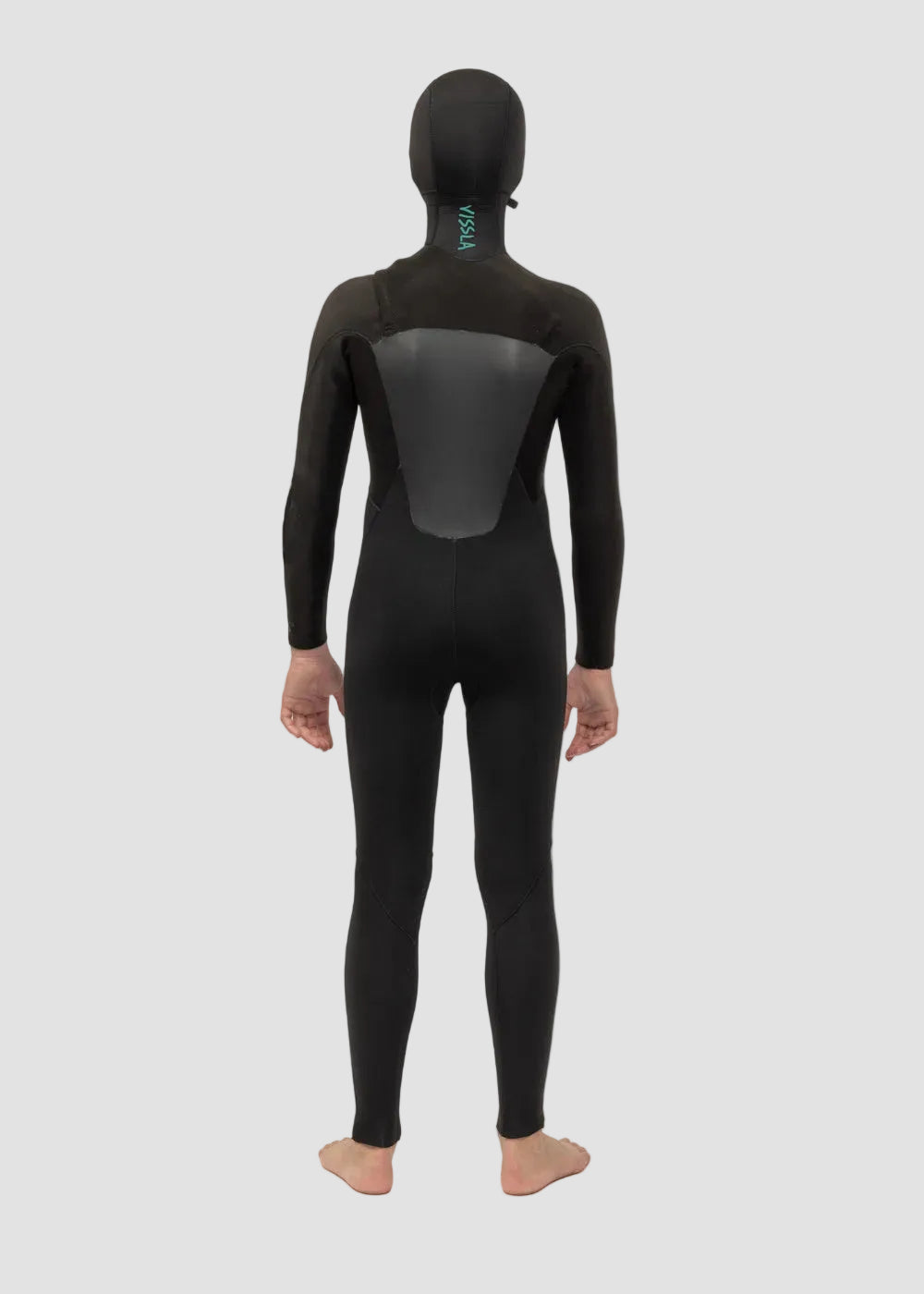 7 Seas Boys 5-4-3 Full Hooded Chest Zip Wetsuit image 3