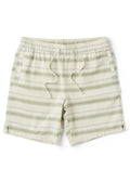 J. Linen Stripe Elastic 18" Walkshort image 1