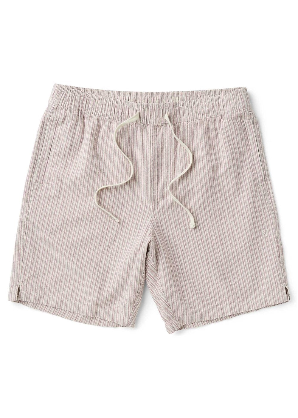 J. Linen Stripe Elastic 18" Walkshort image 1