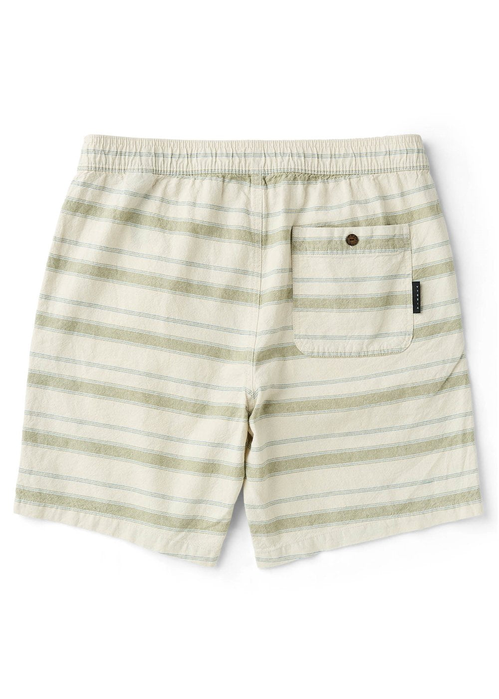 J. Linen Stripe Elastic 18" Walkshort image 2