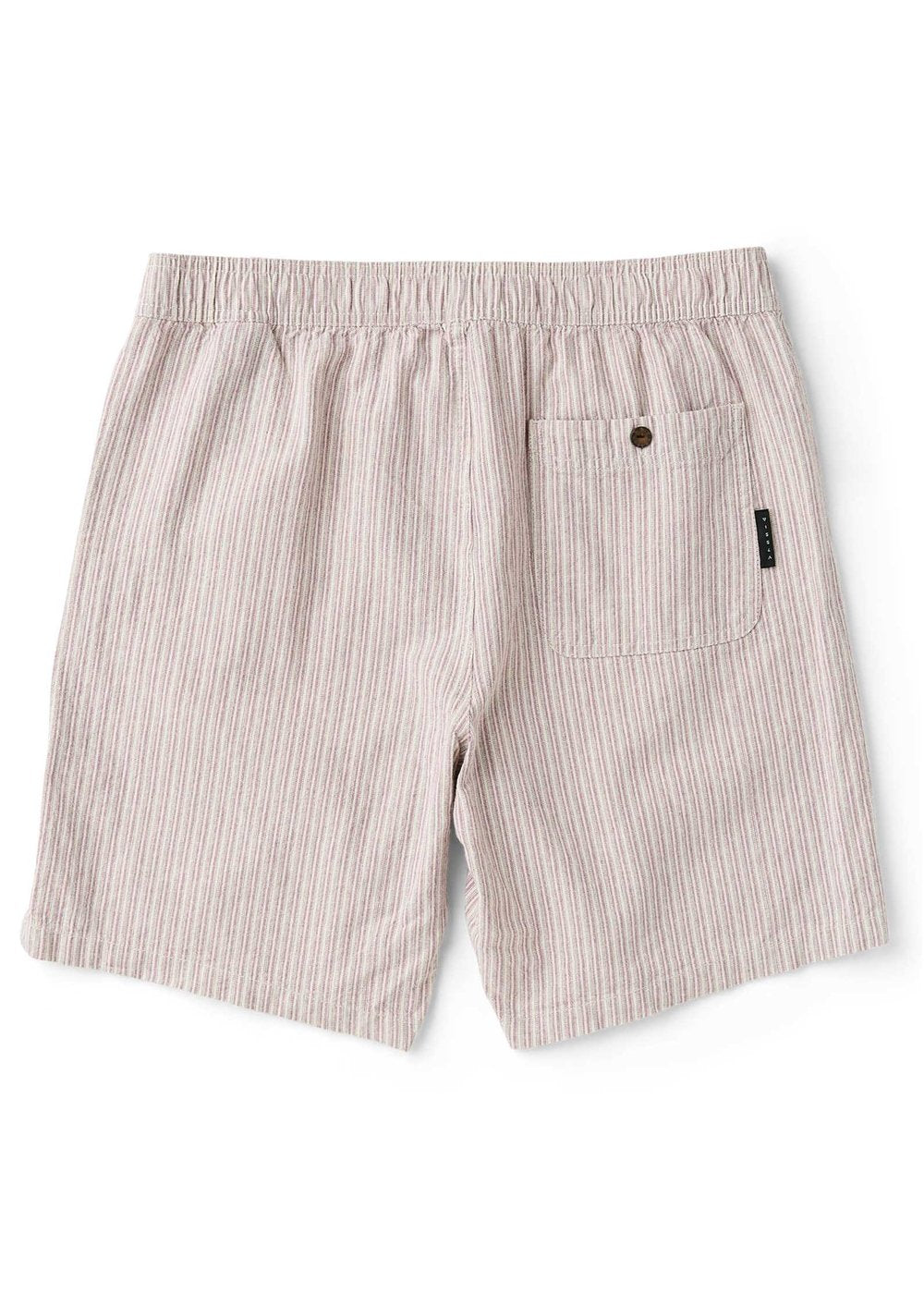 J. Linen Stripe Elastic 18" Walkshort image 2