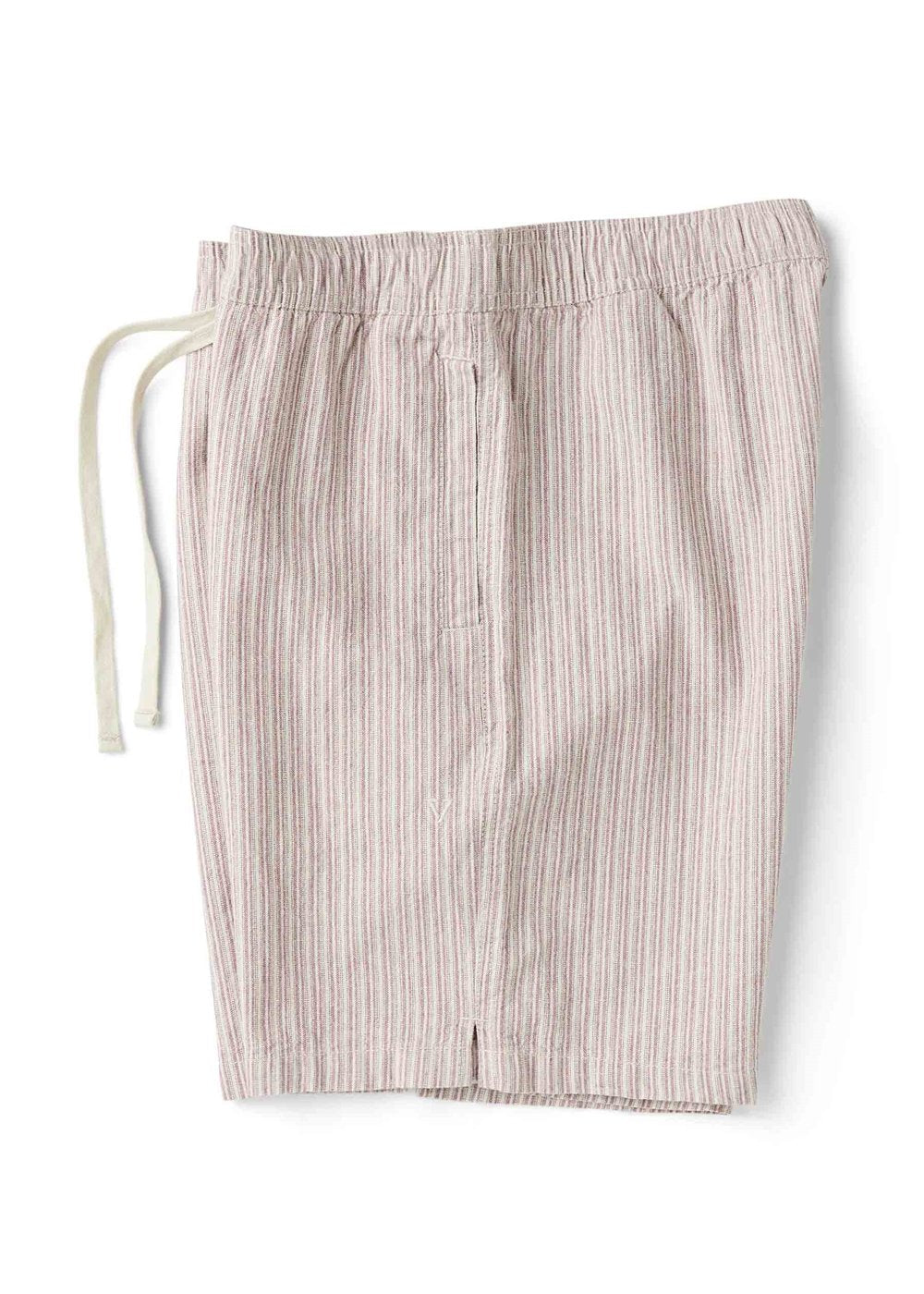 J. Linen Stripe Elastic 18" Walkshort image 3