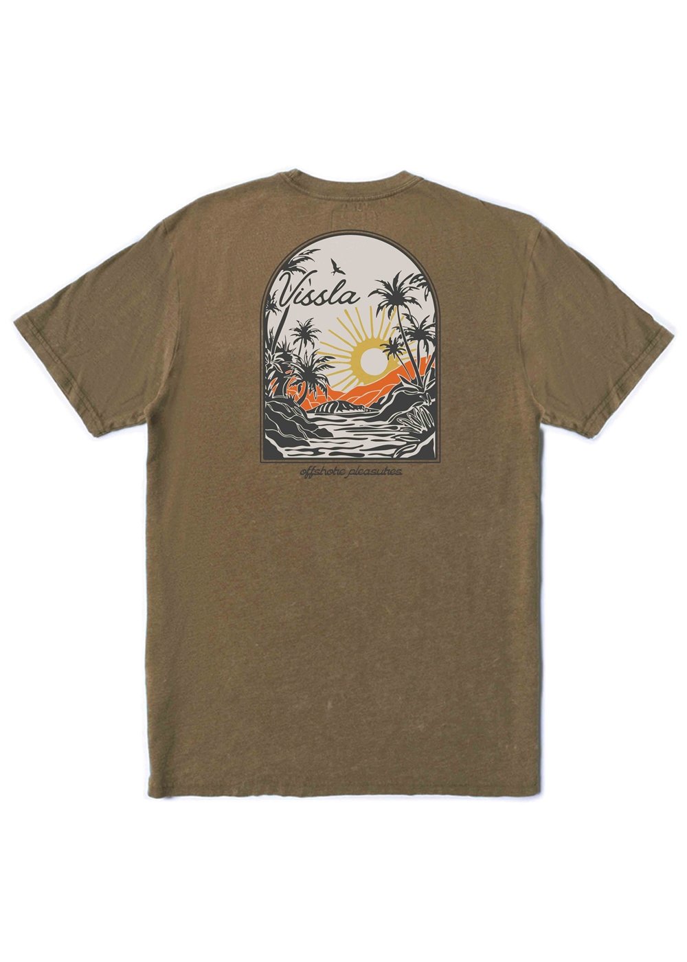 Sunset Shadows Cosmic Wash Ss Tee image 1