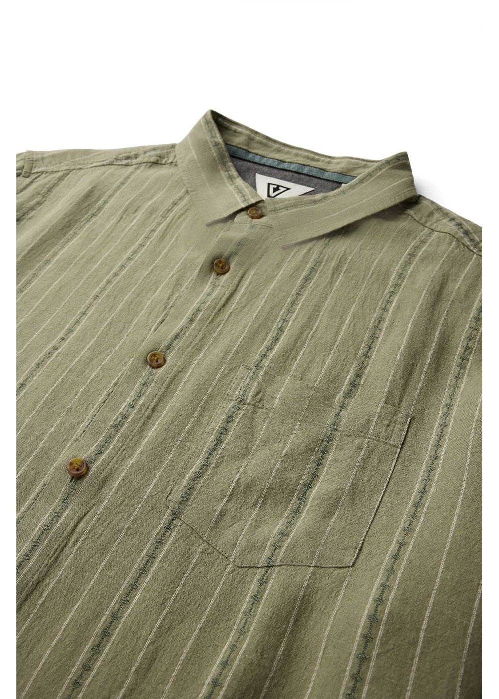Linen Pin Short Sleeve Shirt image 3