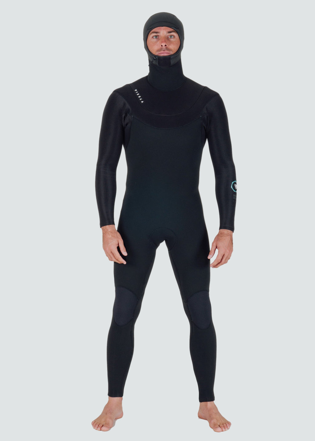 New Seas 5-4 Hooded U-Zip Full Wetsuit image 1