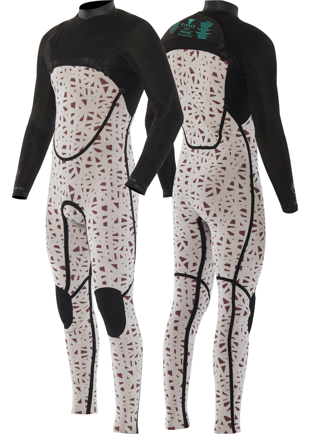 North Seas 4-3 Full Chest Zip Wetsuit image 4