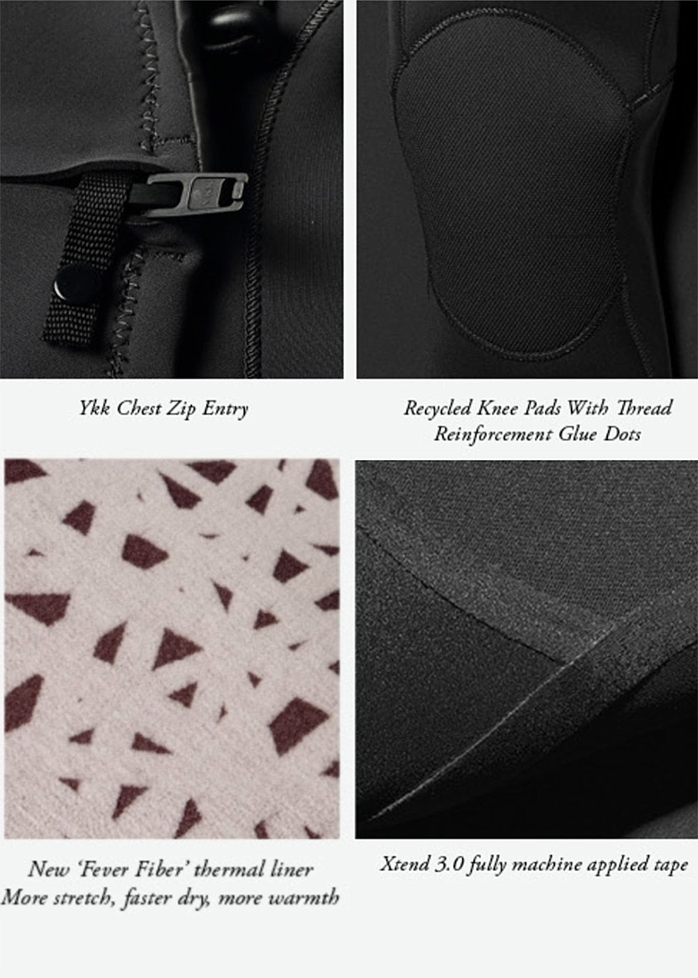 High Seas II 5-4 Full Hooded Chest Zip Wetsuit image 5