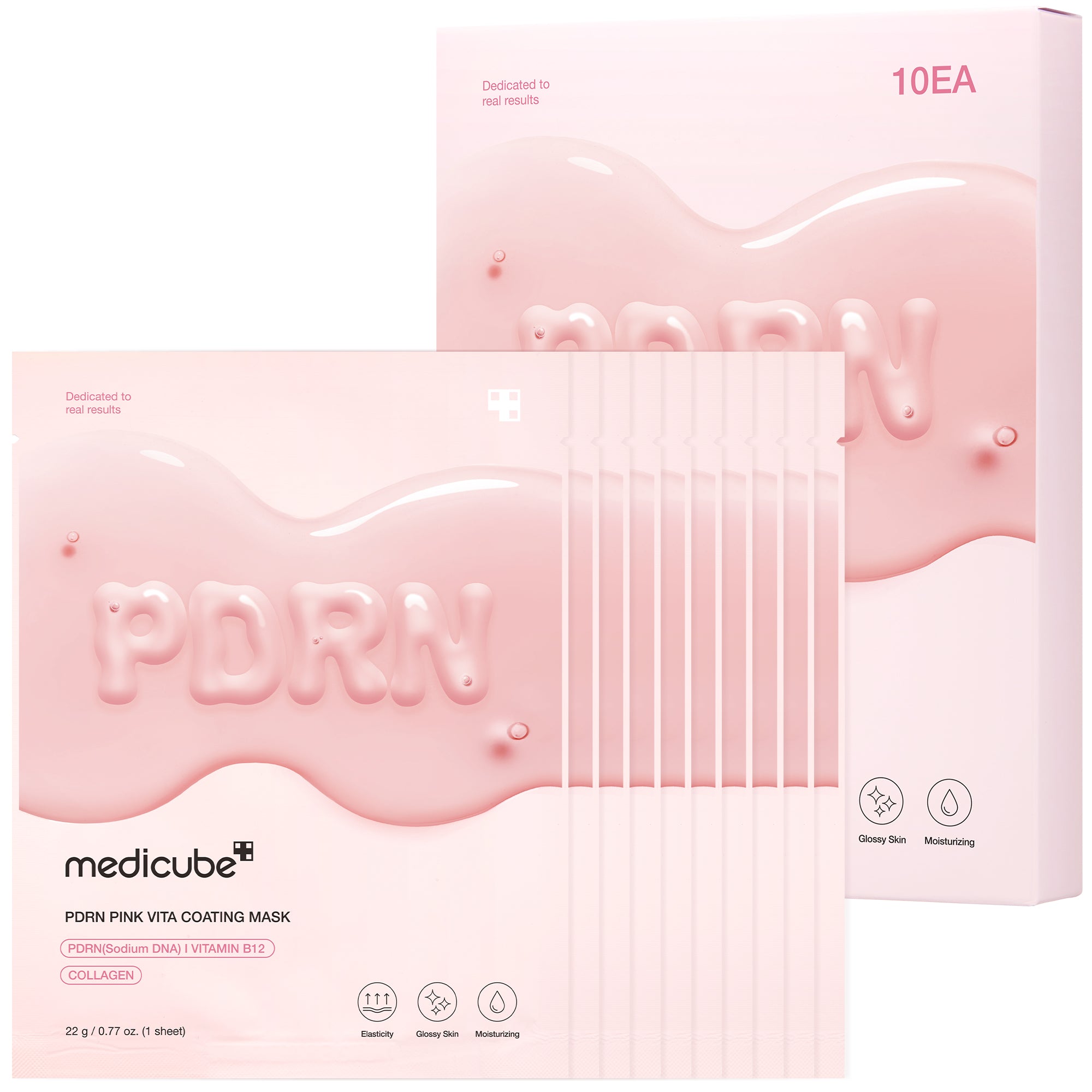 [Subscr.] PDRN Pink Vita Coating Sheet Mask image 1