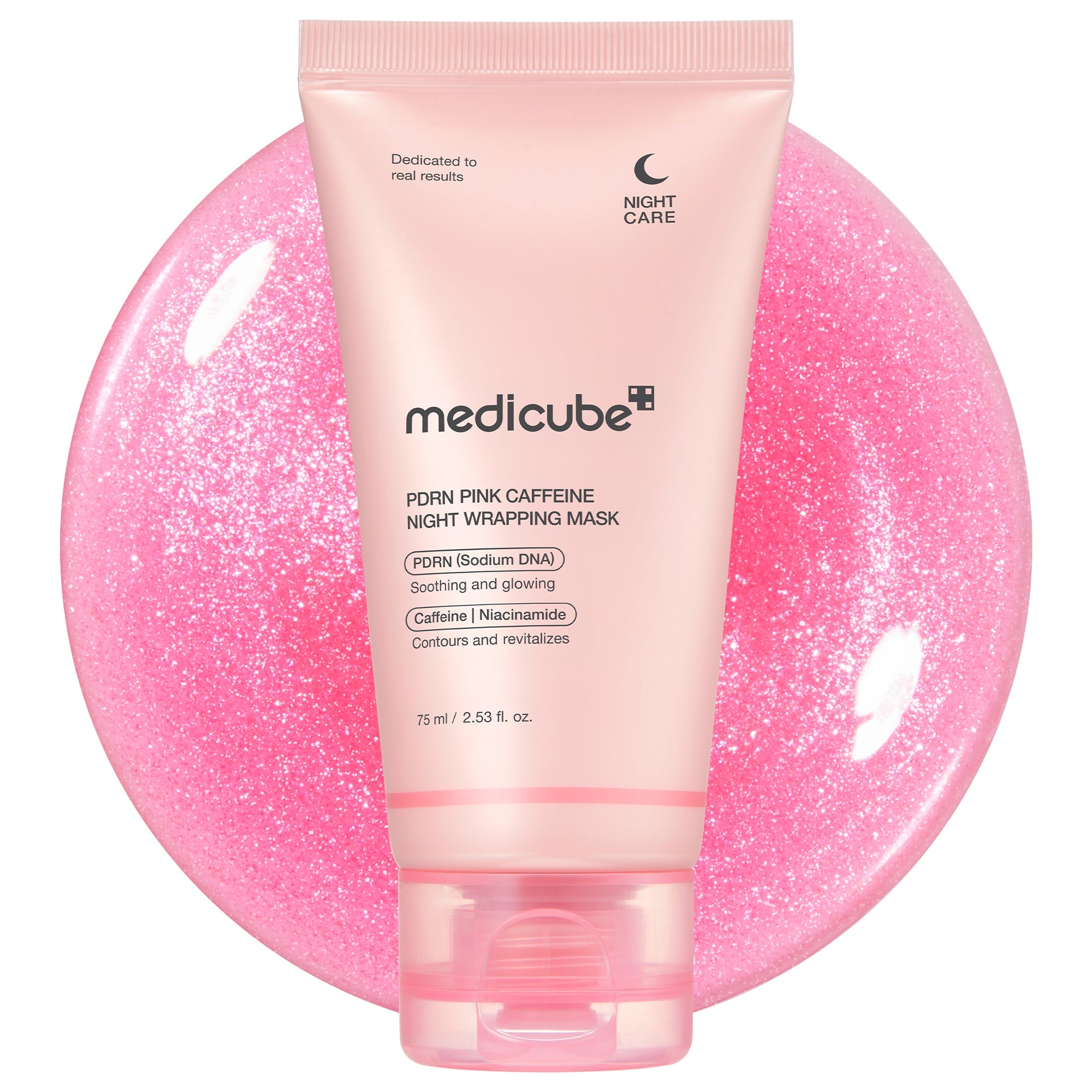 PDRN Pink Caffeine Overnight Wrapping Mask image 1