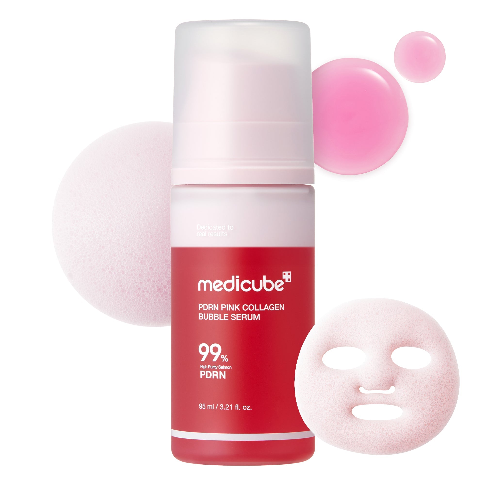 [Subscr.] PDRN Pink Collagen Bubble Serum image 1