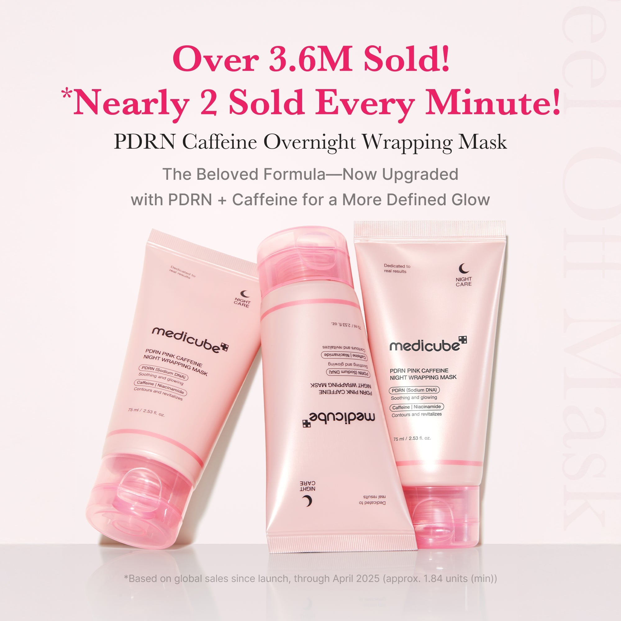PDRN Pink Caffeine Overnight Wrapping Mask image 2