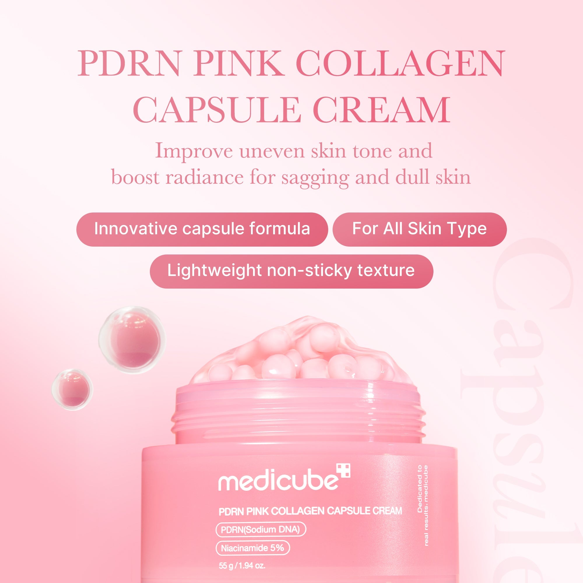 [Subscr.] PDRN Pink Collagen Capsule Cream image 2