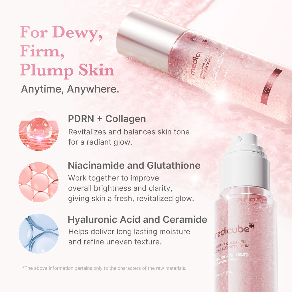 PDRN Pink Collagen Glow Jelly Mist Serum image 3