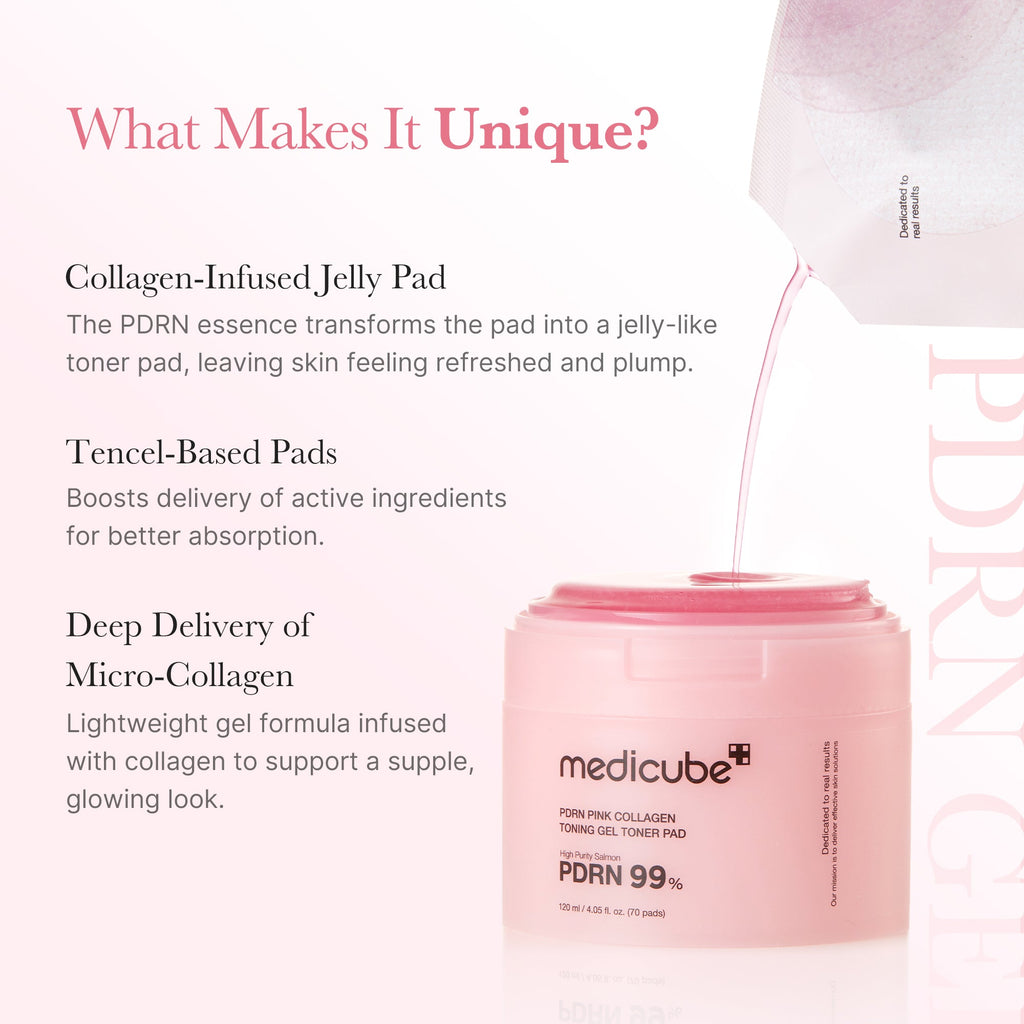 [Subscr.] PDRN Pink Collagen Gel Toner Pad image 3