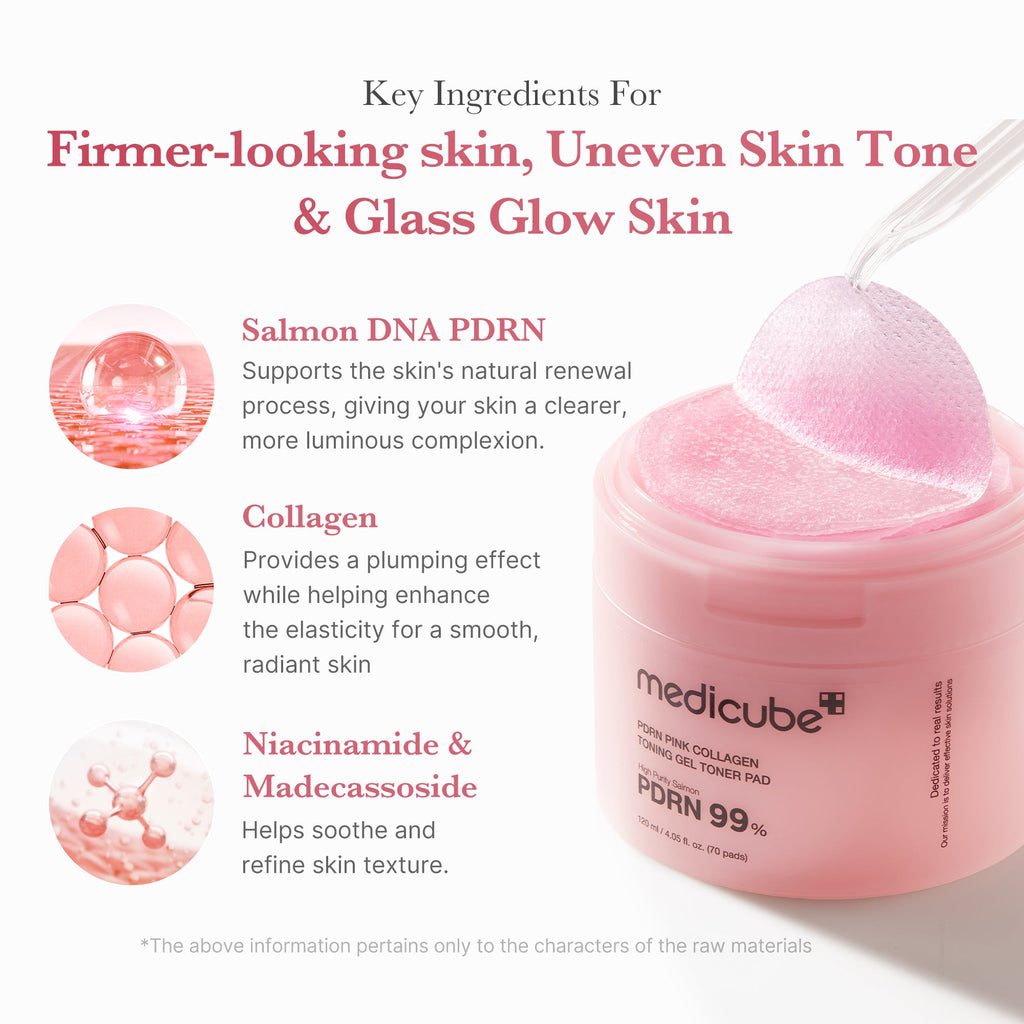 PDRN Pink Collagen Gel Toner Pad image 4