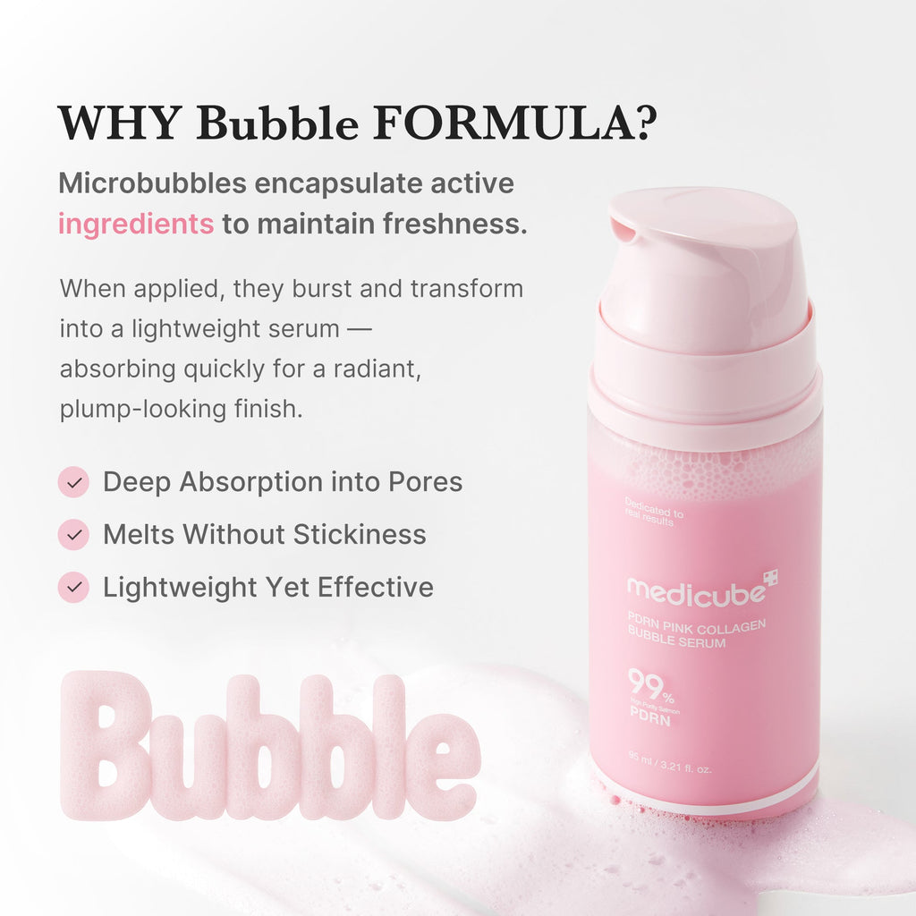 [Subscr.] PDRN Pink Collagen Bubble Serum image 5
