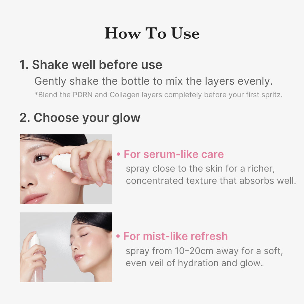 PDRN Pink Collagen Glow Jelly Mist Serum image 6