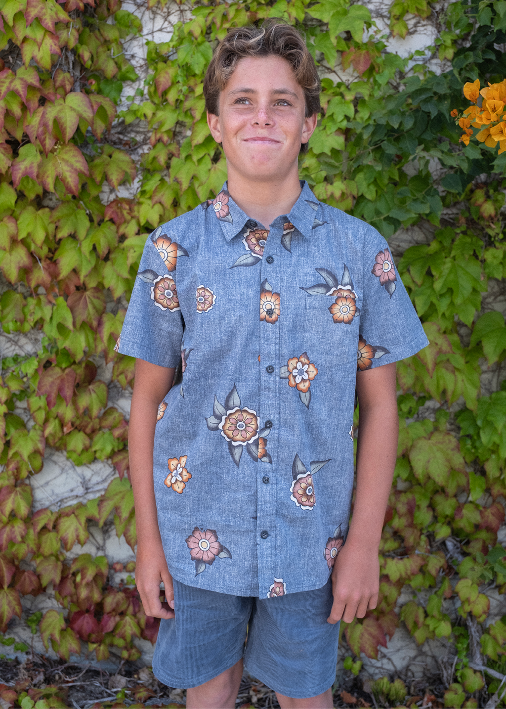 Ink Lines Eco Boys Ss Shirt image 2