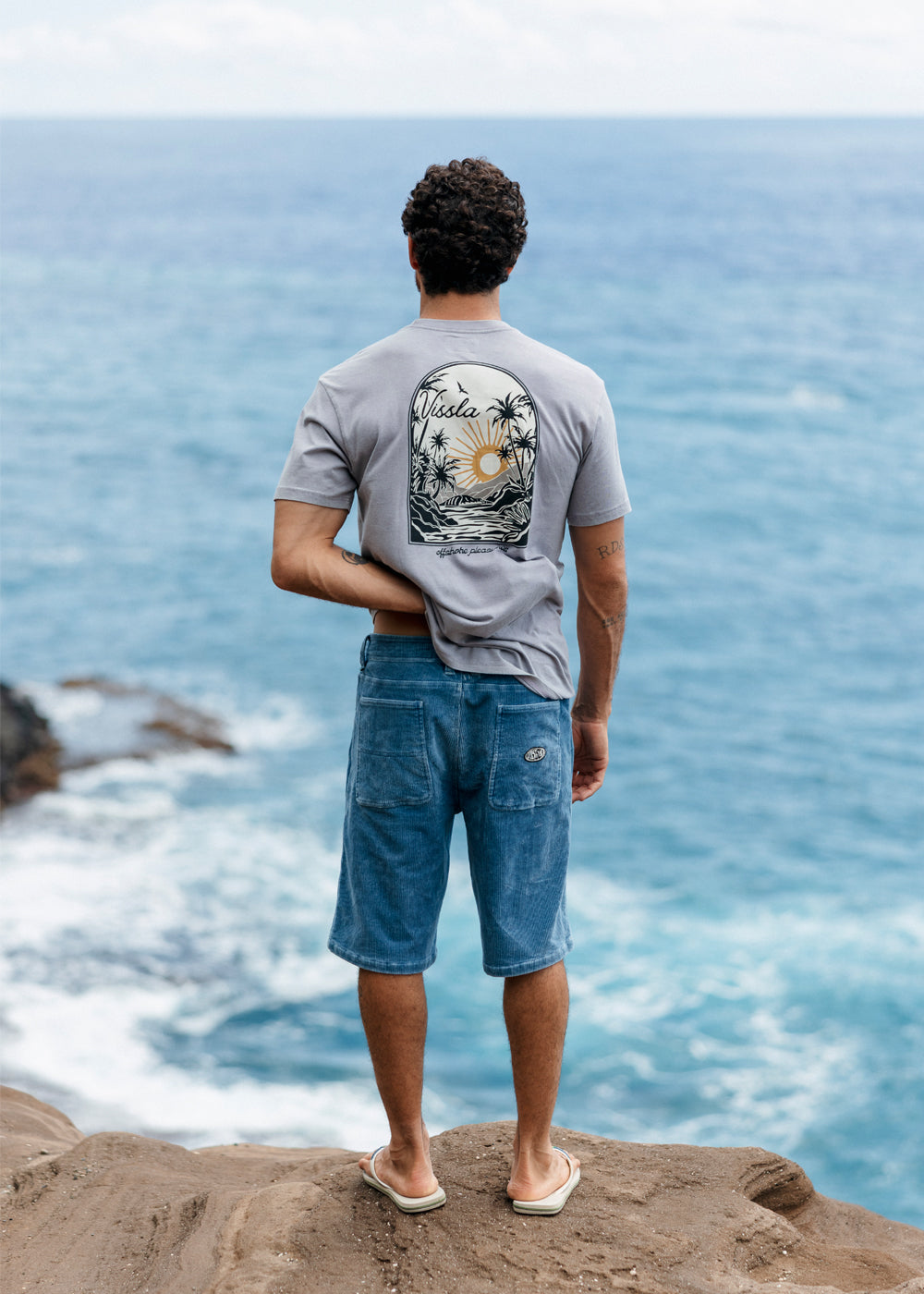 Sunset Shadows Cosmic Wash Ss Tee image 2